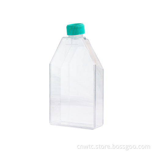 Reagent Chemical Storage Bottle, Pet Graduated Cell Culture Flask with Seal Cap: Labware for Scientific Research and Biotechnology Applications